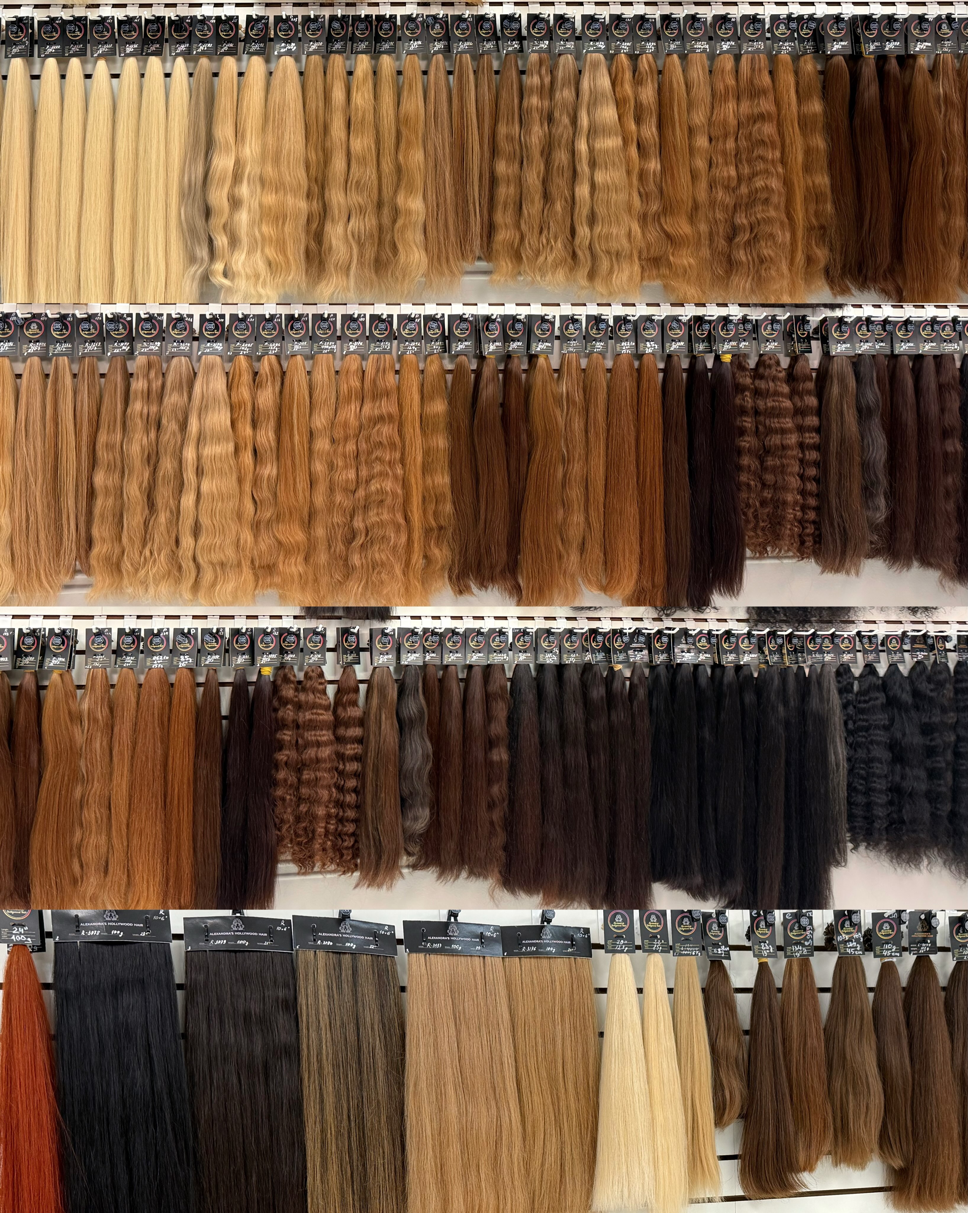 Hair colour and styling